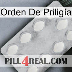 Orden De Priligía 16